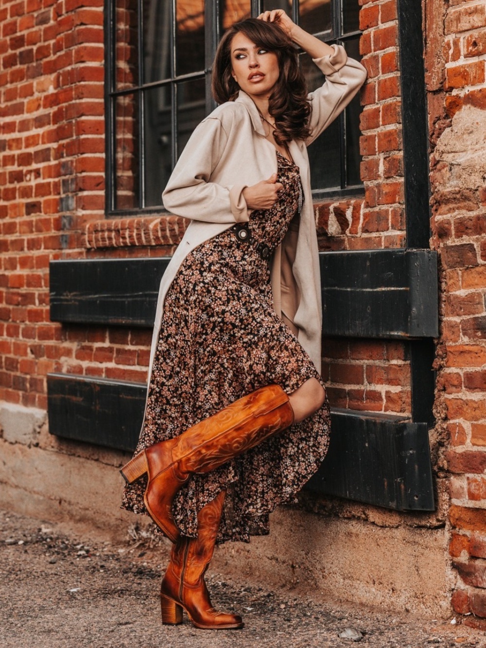 Freebird Panama Western Knee-High Boots
